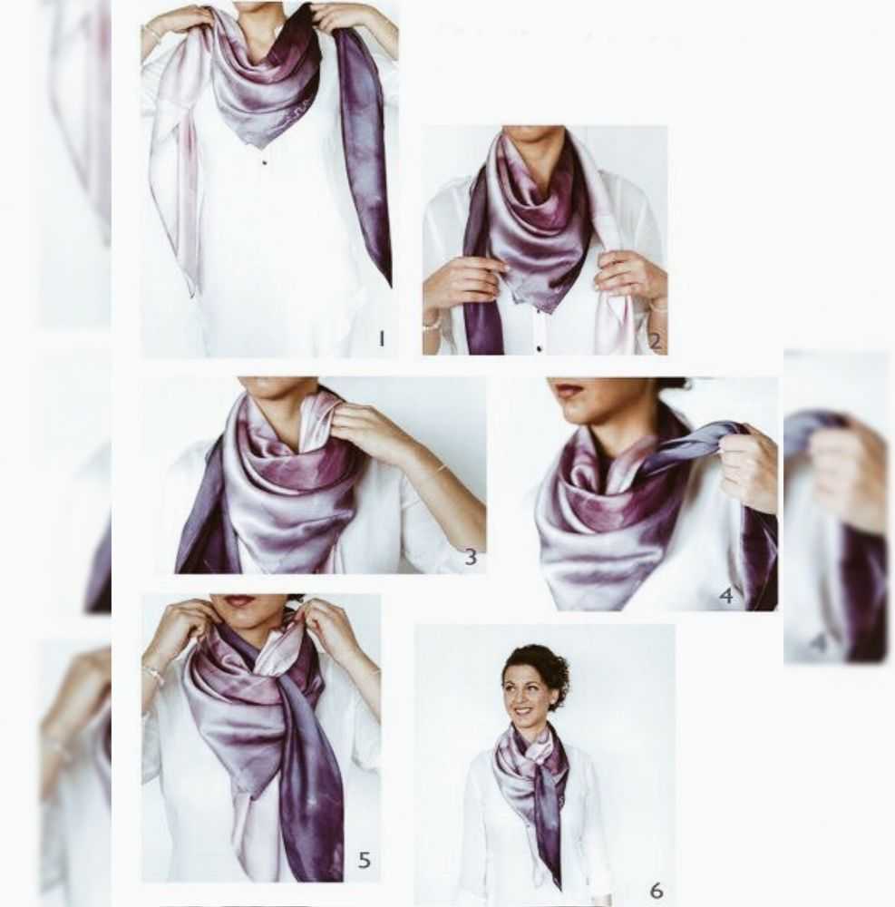 Как красиво завязывать платок шарф