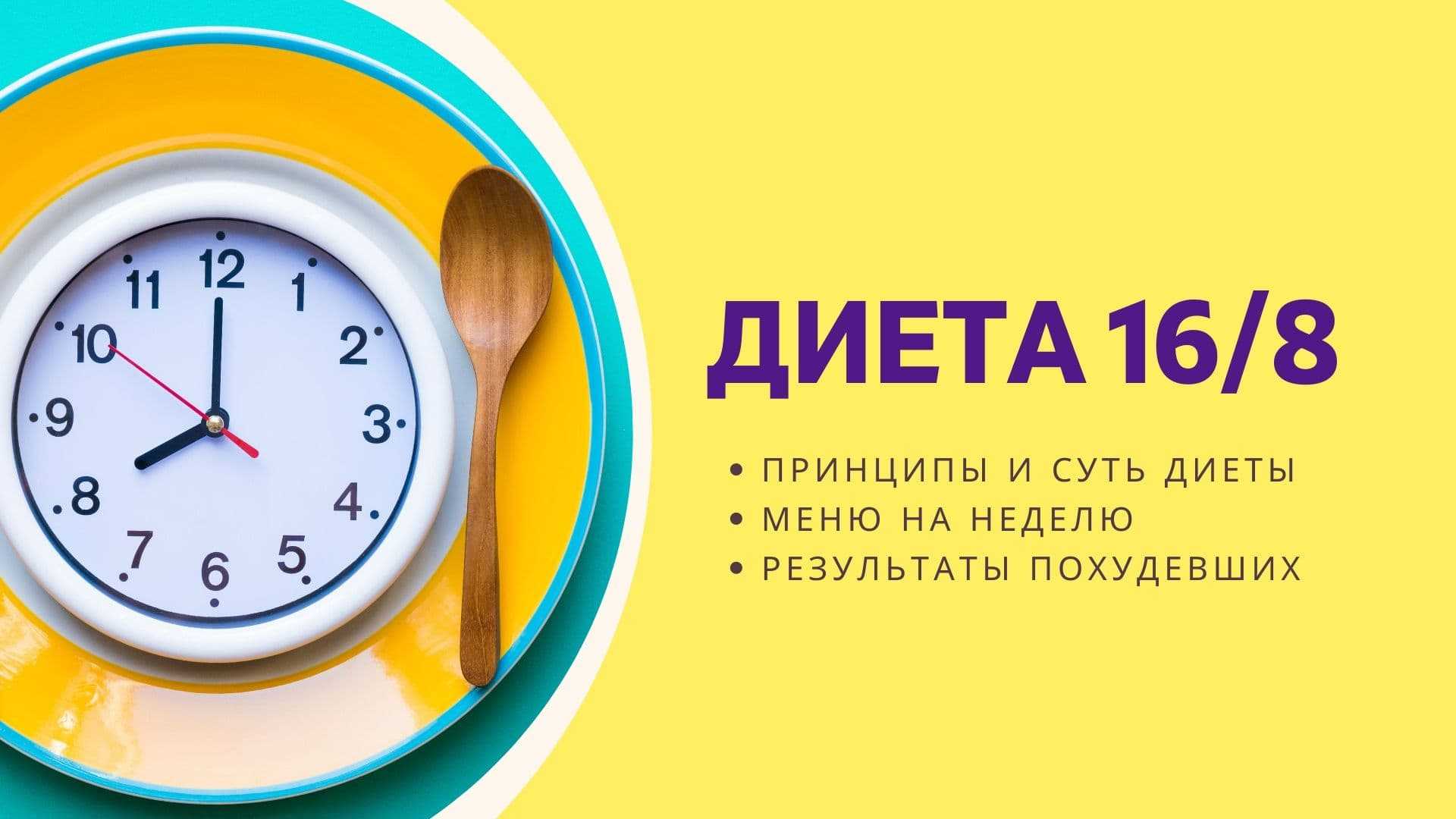 Интервальное голодание 14 8 схема
