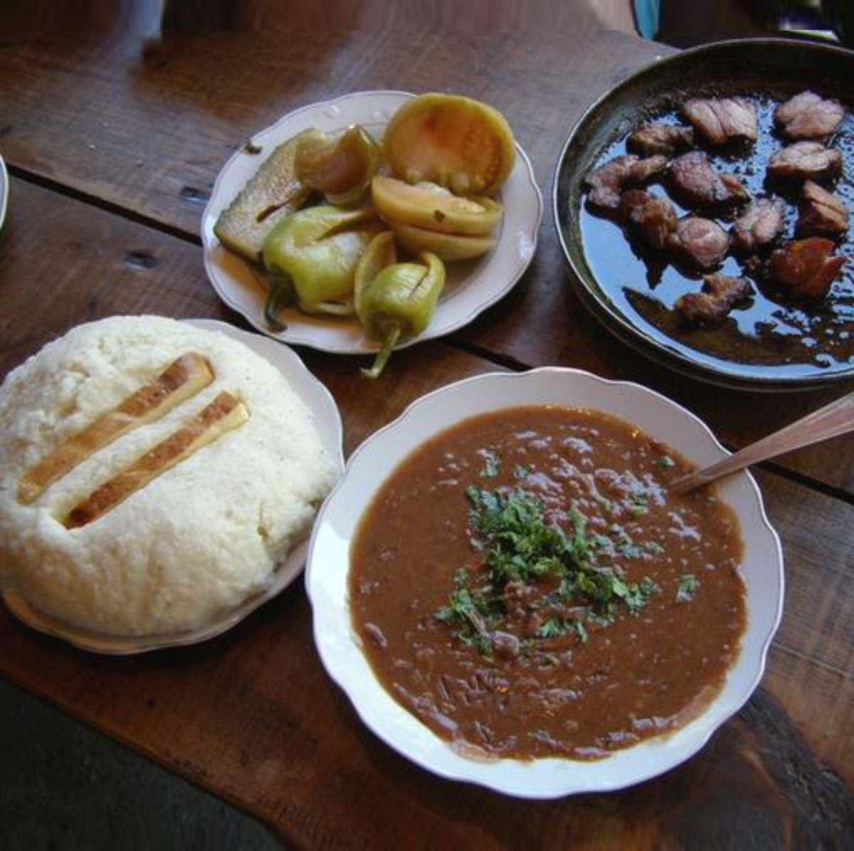 Национальная кухня Абхазии мамалыга