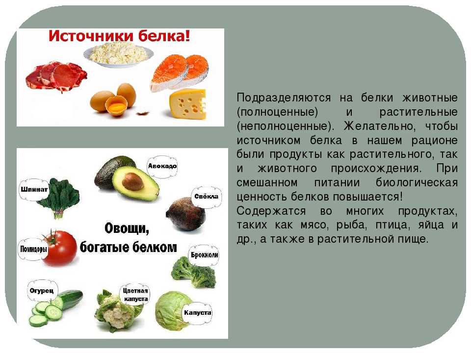 Что такое белок, содержание в продуктах