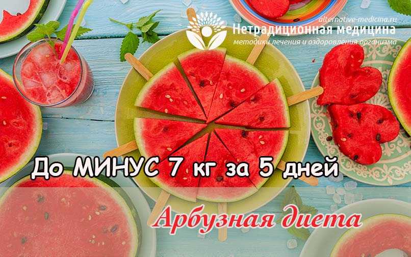 Арбузная диета: варианты меню на каждый день, разгрузочные дни, выход