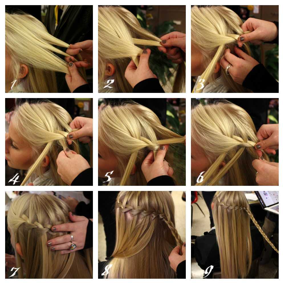 Как заплетать косички от корней волос