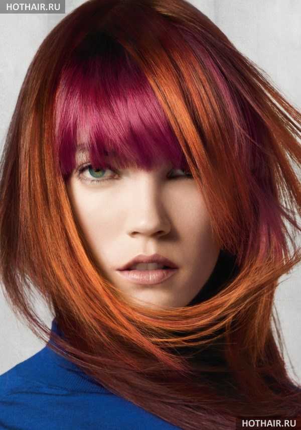 Мелирование на рыжие волосы - фото модных оттенков, техника окрашивания, выбор цветовой гаммы