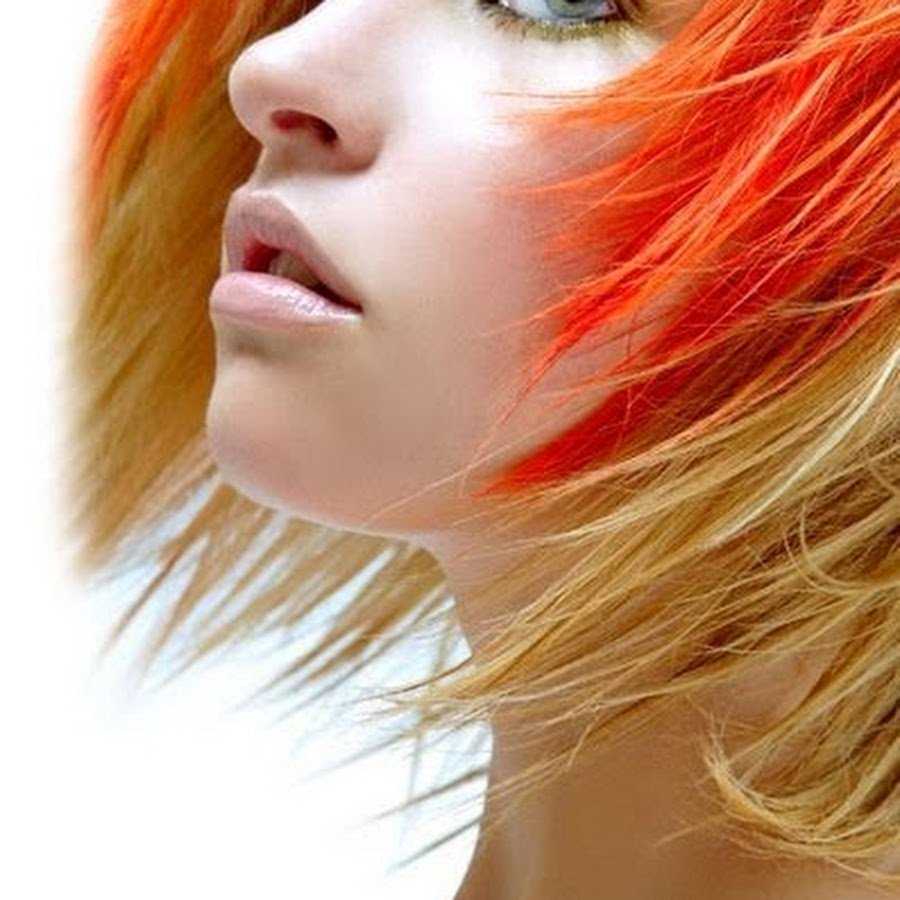 Мелирование на рыжие волосы: методика окрашивания