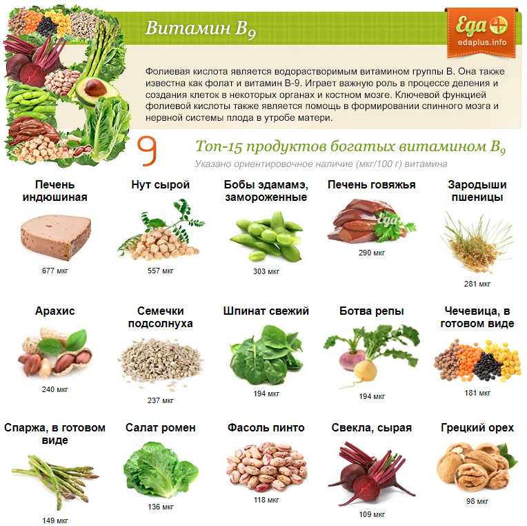 В каких продуктах содержится витамин b?