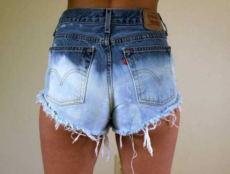 Как правильно подстричь джинсы чтоб они стали шортами