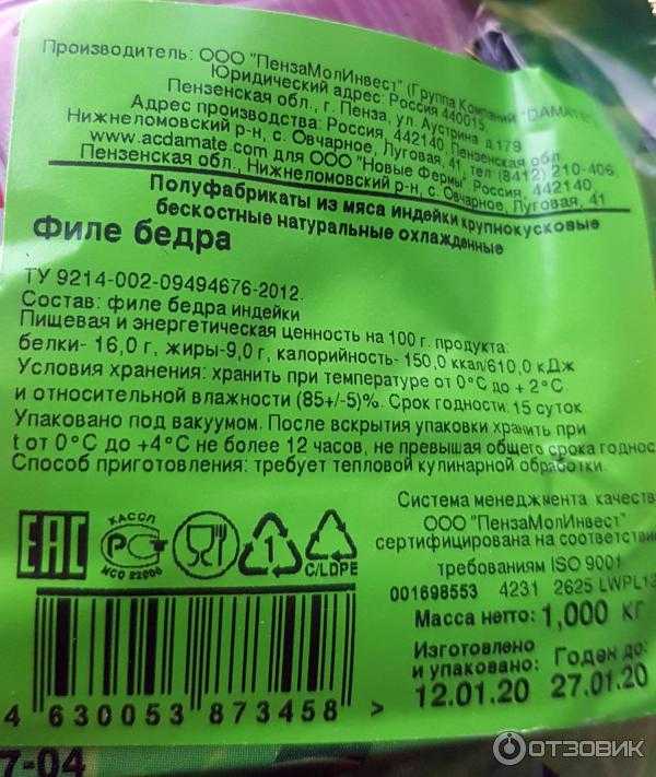 Индейка бжу и кбжу на 100 грамм: филе, грудки, бедра, печени, голени, сердца
