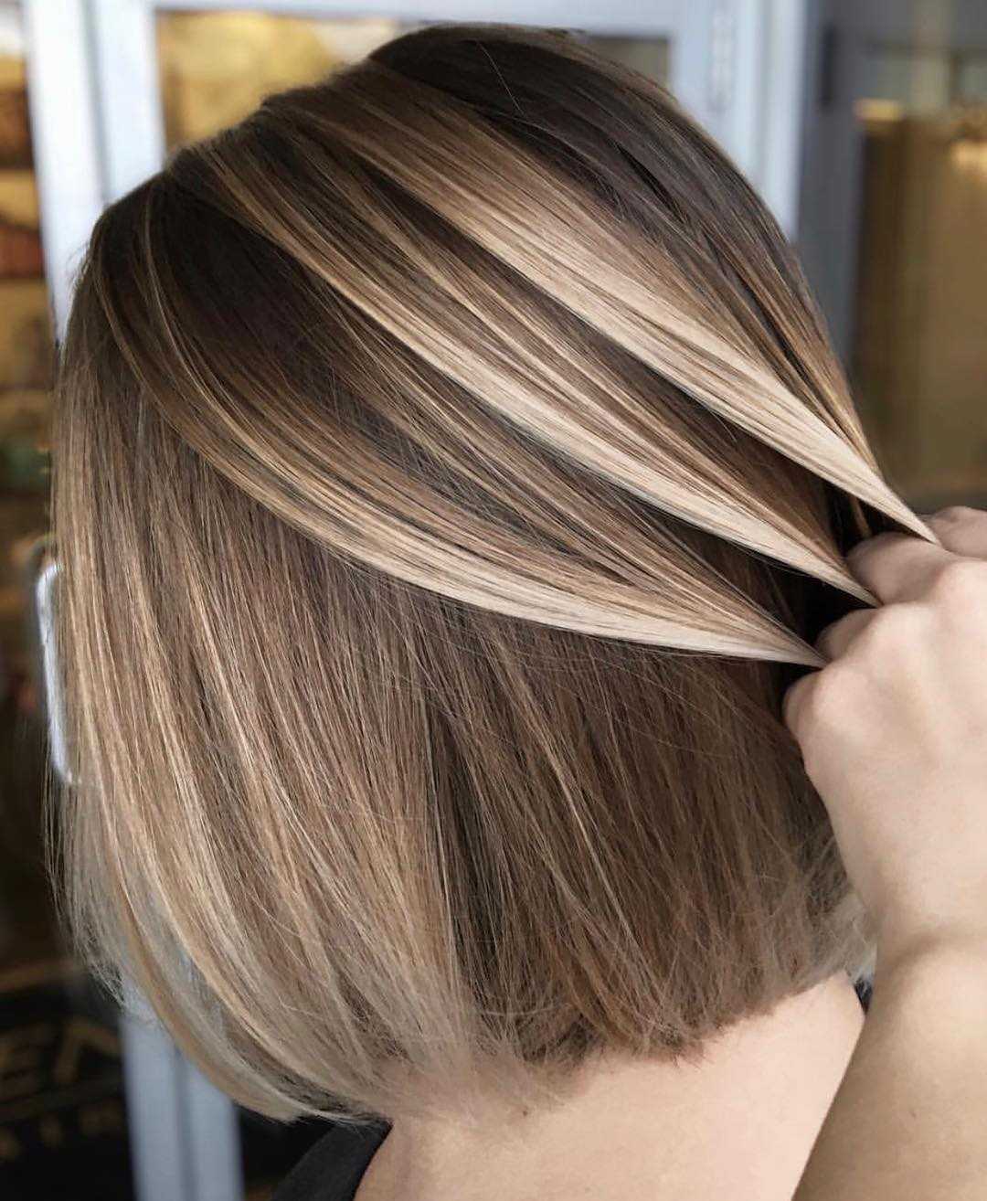 Покрасить на мелирование волосы в коричневый цвет