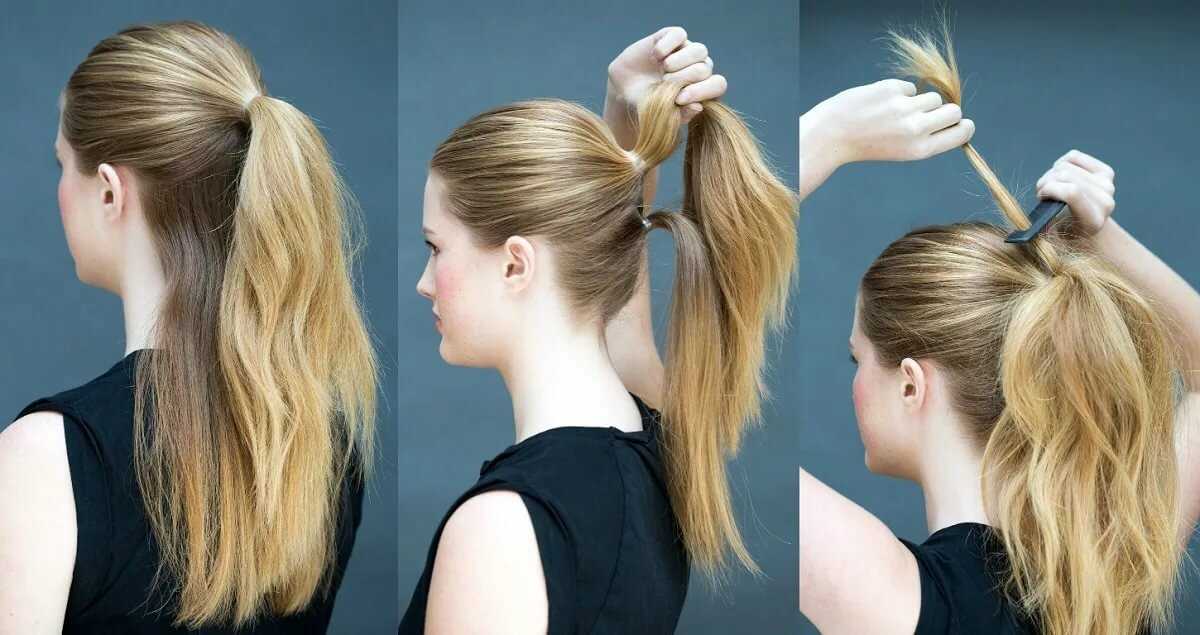 Модный женский конский хвост – на длинные, средние и короткие волосы, высокий, низкий, пышный, с плетением, накладными волосами, челкой
