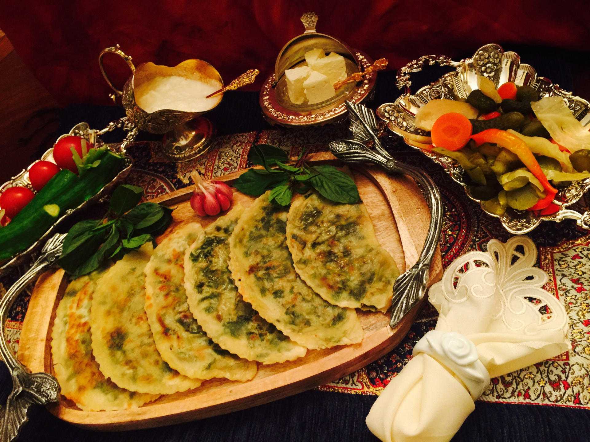 блюда кавказской кухни на праздничный стол