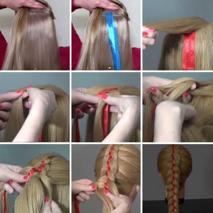 Как правильно вытягивать волосы из косы