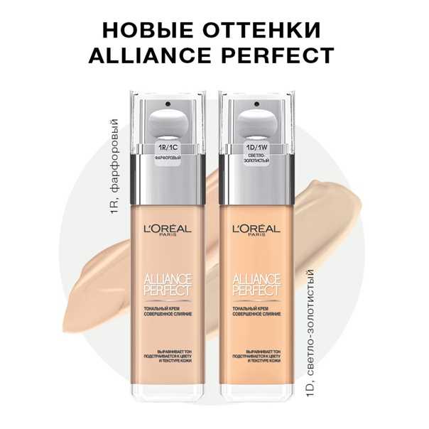 Отзывы о тональный крем l'oreal alliance perfect