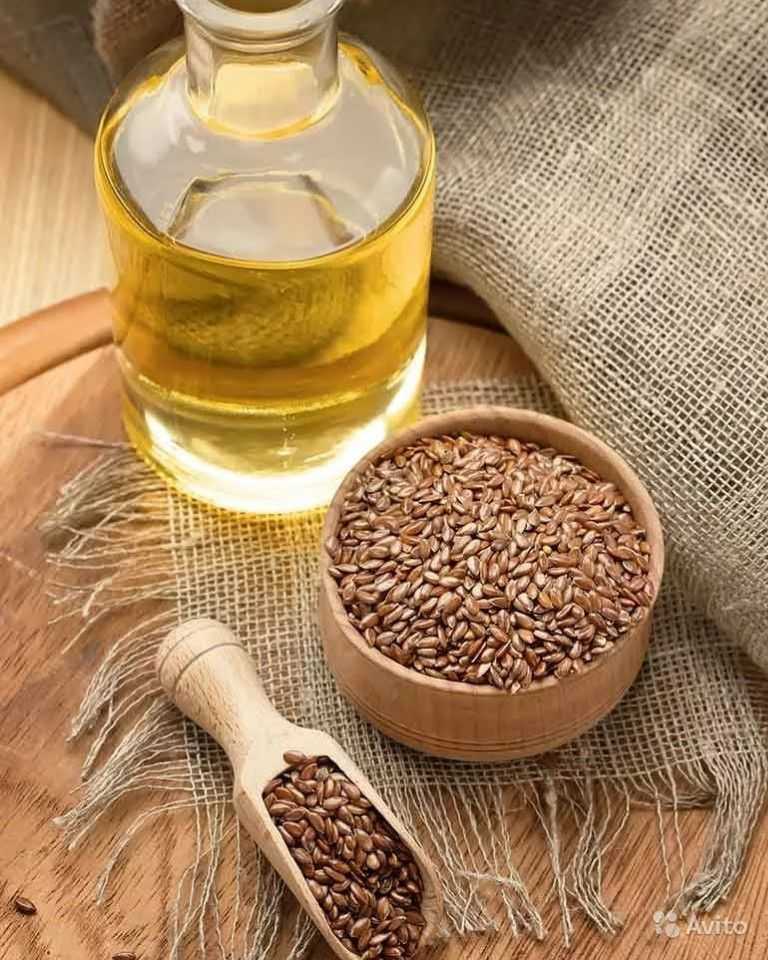 Льняное масло калорийность на 100 грамм, в 1 столовой, чайной ложке, польза, вред