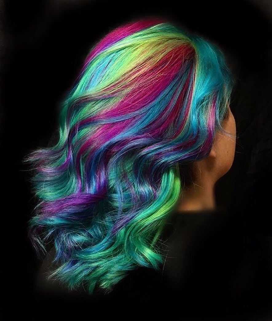 Краску для волос всех цветов радуги