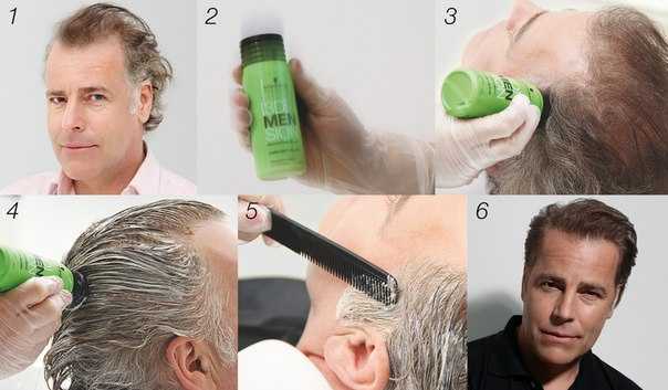 Пенка для окрашивания волос мужской