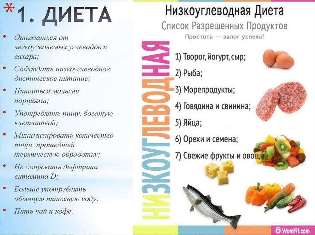 Диета при повышенном инсулине в крови: меню на неделю, что можно есть из продуктов?