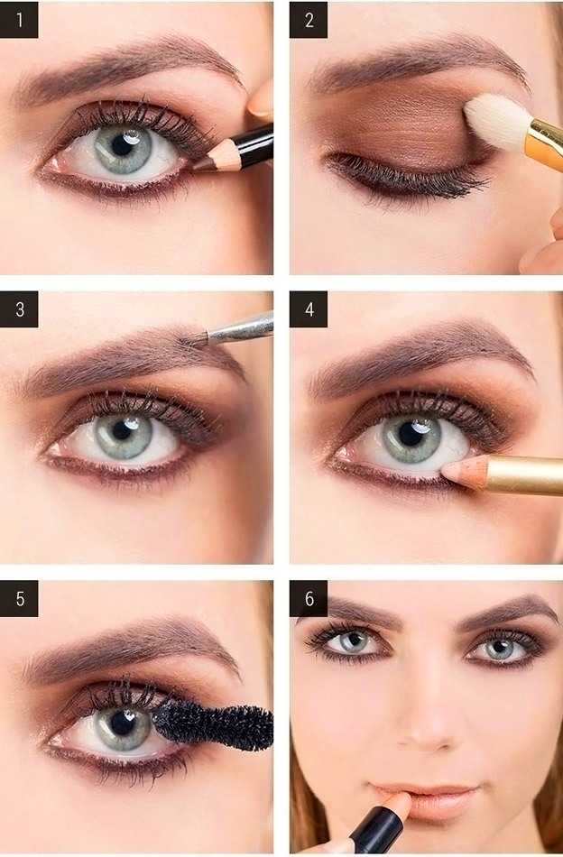 Как правильно наносить макияж на глаза и брови