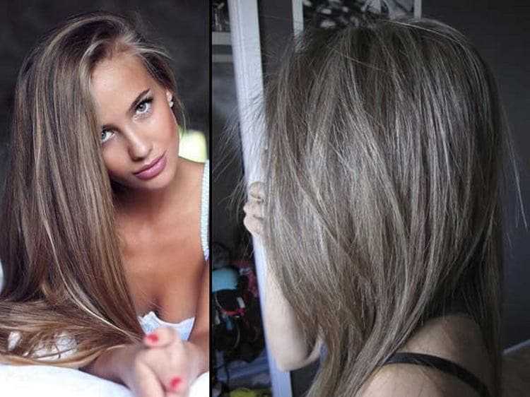 Русый цвет волос краска фото до и после окрашивания