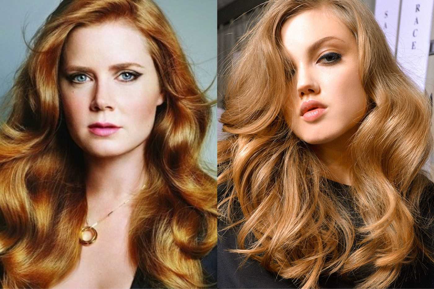 Рыжий цвет волос на русые волосы фото до и после