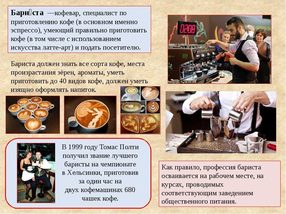 Все самое главное и интересное о профессии бариста