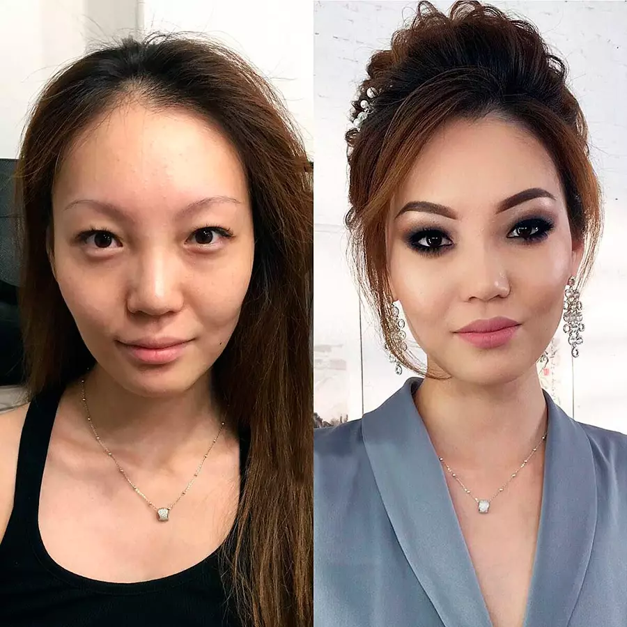 Прически для азиаток и макияж