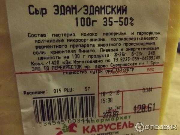Калорийность сыра. все производители: ккал, бжу