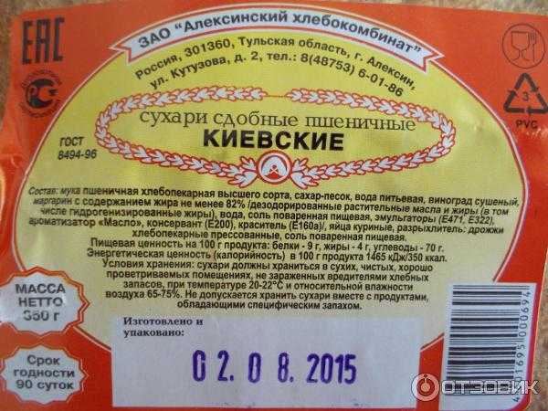 Сколько калорий в сухариках из хлеба? – minproduct.ru