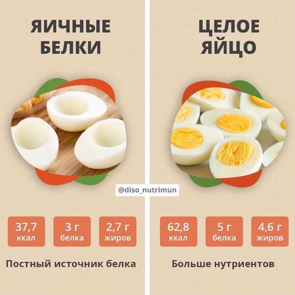 Сколько грамм белка содержится в белке яйца (без желтка)