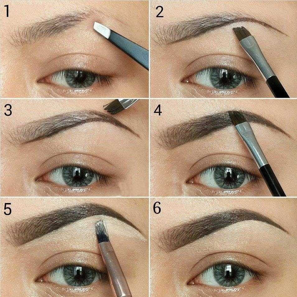 Как подкрашивать брови карандашом если нет формы