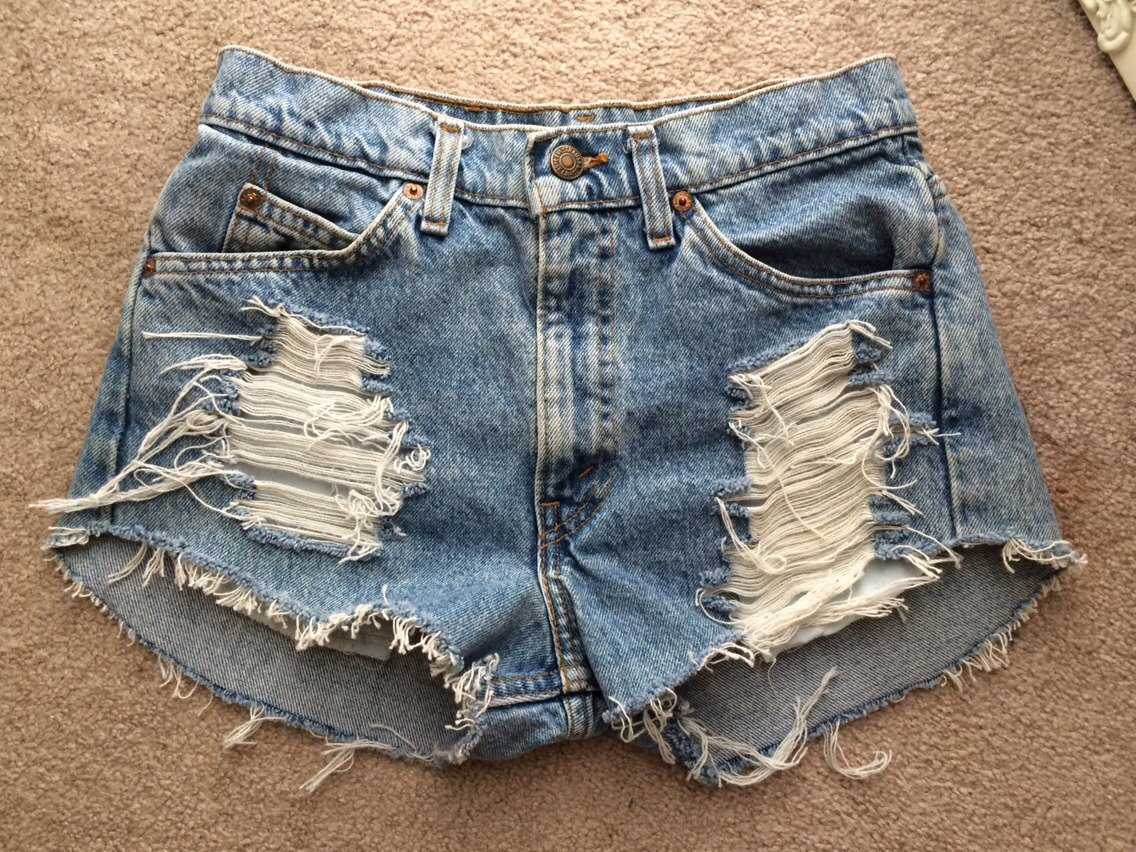 Как из джинсов сделать шорты женские