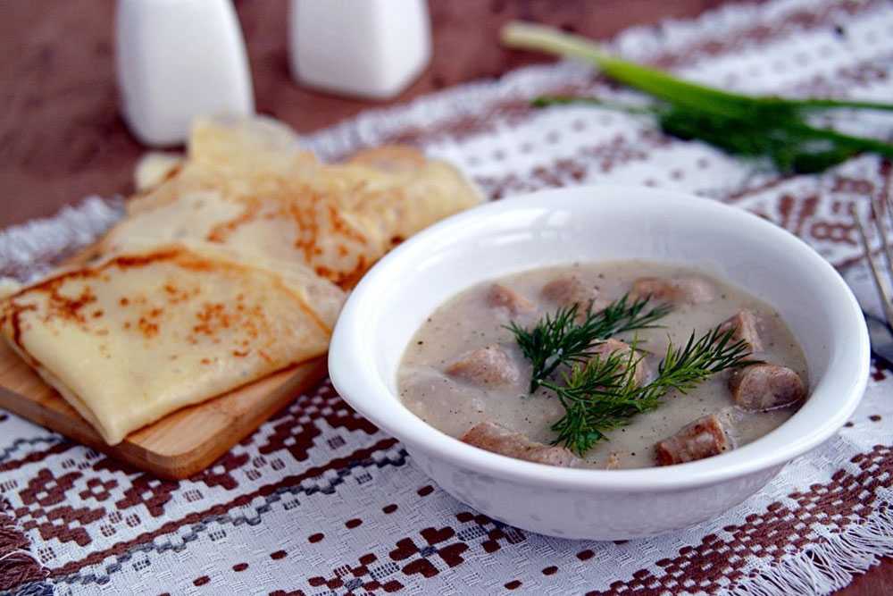 Мочанка белорусская с блинами рецепт с фото