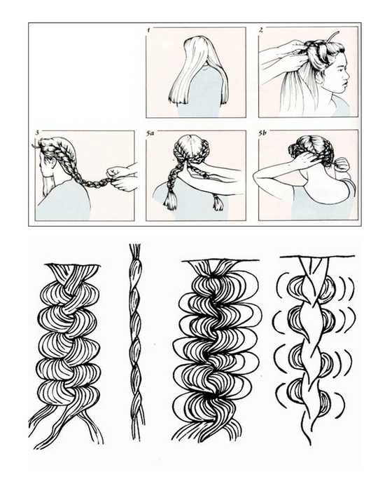 Как заплести красивую косу на шиньоне
