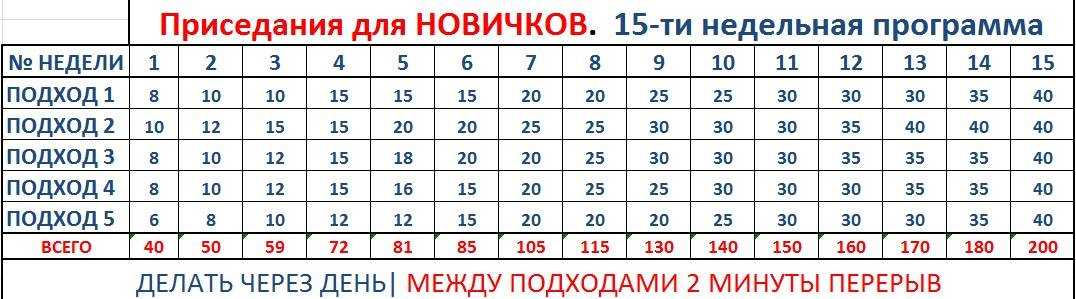 Что будет, если приседать каждый день: результат приседаний