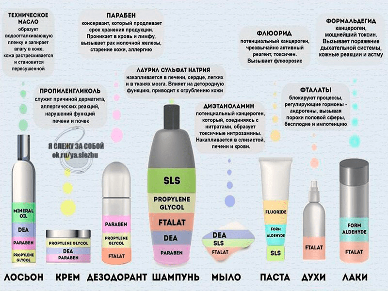 Влияние косметических средств на организм человека проект